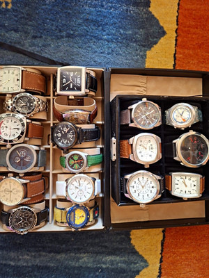 OOZOO & Diverse Armbanduhren Konvolut, Unisex Erwachsene, in Uhrenboxen