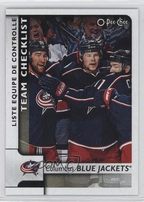 2017-18 O-Pee-Chee Team Checklist Columbus Blue Jackets #569 e6j