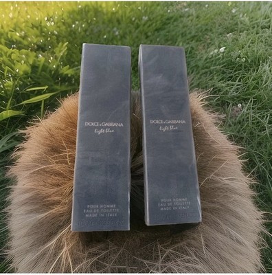 2 x Dolce & Gabbana LIGHT BLUE POUR HOMME MEN EDT TRAVEL SPRAY 10ml 0.33oz