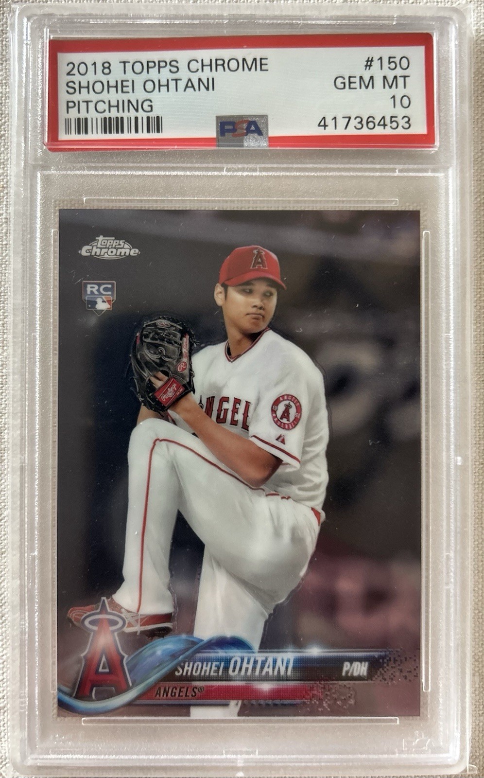 2018 Topps Chrome - Shohei Ohtani #150 White Jersey (RC) PSA 10 🔥 4 Time MVP