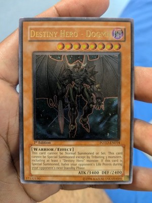 Yugioh Schicksalsheld Dogma Ultimate Rare POTD-DE014 1. Auflage NM