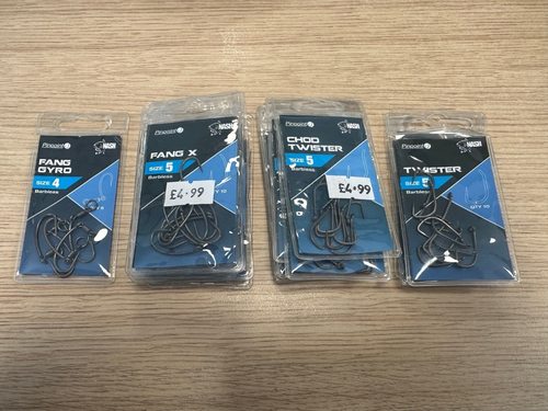 Nash Barbless Hooks Fang Gyro/Fanx X/Chod Twister/Twister
