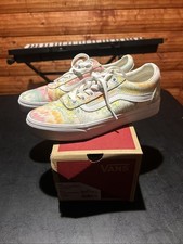 Vans Tie Dye Sneakers Ward Psychadelic Tie Dye Women  s Size 7.5 With Box