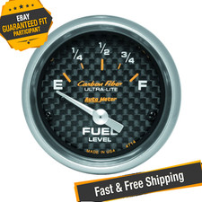 Auto Meter 4714 Carbon Fiber Air-core 2-116 Fuel Level Gauge 0-90 Ohms