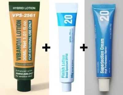 VQM Phytocin V2 Hybrid Cream 30ml + Finish Lotion 20g + SuperJection Cream 20g