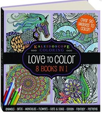 KALEIDOSCOPE COLORING: Love to Color--8 Books in 1