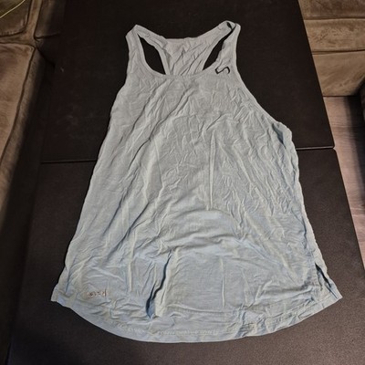TLF Apparel Gray Racerback Tank Top Lightweight Athletic Gym