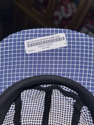 Supreme Reflective Ripstop Camp Cap Navy FW18 NEW WITH TAGS | eBay