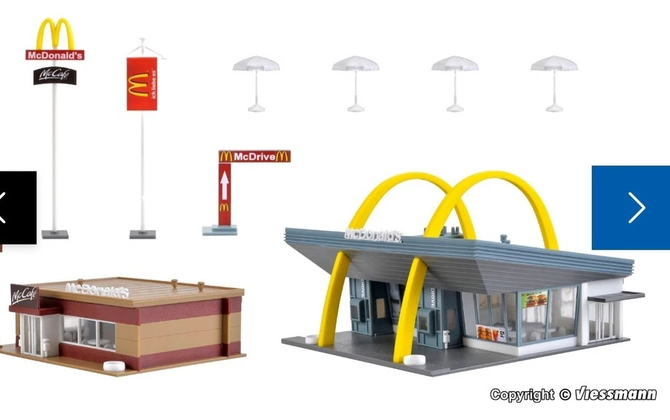 Vollmer Mc Donald's con Mc Café escala 43635 HO Foto 2 de 4