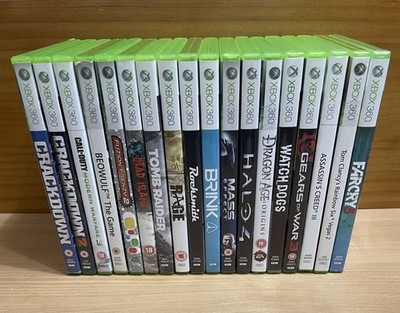 18 x Xbox 360 Spielepaket: Tomb Raider - Rocksmith - Halo 4 - Assassins Creed 3...