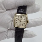 Vintage Elgin Art Deco Men's Wrist Watch 1930 7 Jewels Grade 485 14k Gold Filled