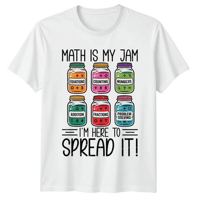 Mathe ist meine Marmelade bin T-Shirt Mathelehrer Bildung Geschenk für Sie und Ihn