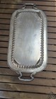 Leonard Silverplate Large Tray 24" x 11"  w/feet — photo 2