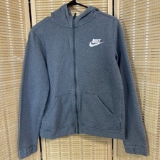Nike Full Zip Hoodie Youth Boys Size XL Blue Gray Jacket