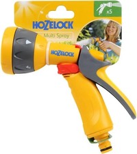Hozelock 5 Pattern Multi Spray Gun 2676 - Adjustable Nozzle for Garden Watering