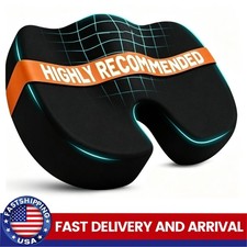 Memory Foam Seat Cushion Office Chair Car Seat Pad Coccyx Tailbone Pain Relief A