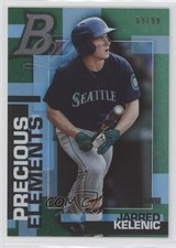 2020 Bowman Platinum Wal-Mart Precious Elements Green 69/99 Jarred Kelenic u6m