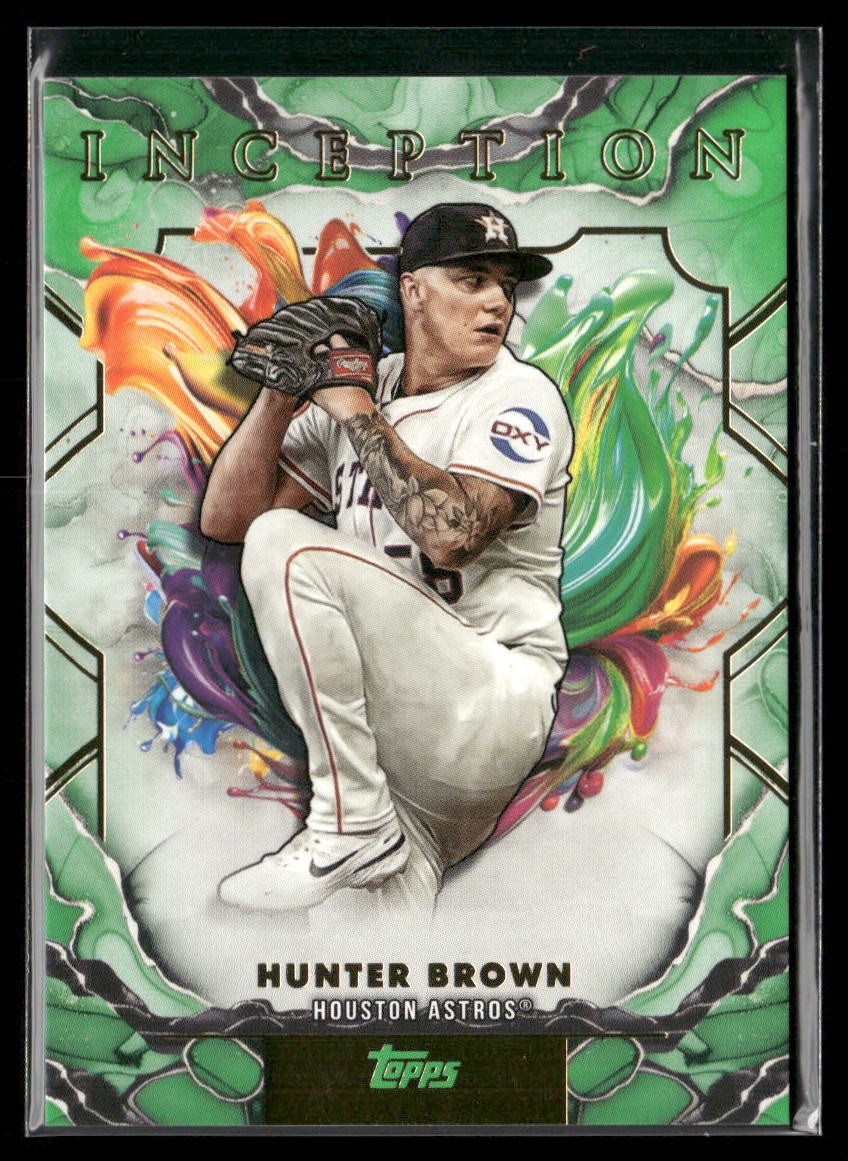 Hunter Brown 2025 Topps Inception #11 Green Houston Astros