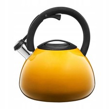 3L Steel Teapot - Mustard Yellow, Induction Compatible