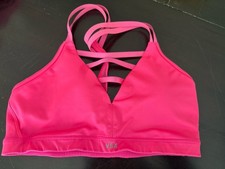 Victoria's Secret Sport Pink VSX Sports Bra Lighly Padded Size M
