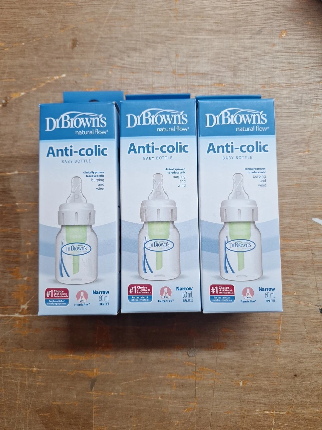 Dr Brown's 3x 60ml Anti colic Preemie Flow Baby Bottle, 60ml
Opens in a new window or tab