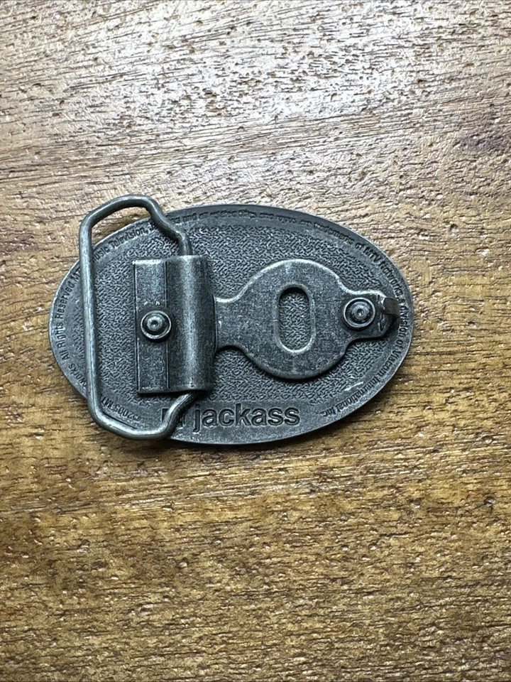 Hebilla de cinturón Jackass Skull & Mutches - Promoción MTV - De colección Knoxville Bam Foto 2 de 4