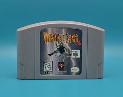 Virtual Chess 64 (Nintendo 64) Game Only W/ Protective Case, Tested & Working