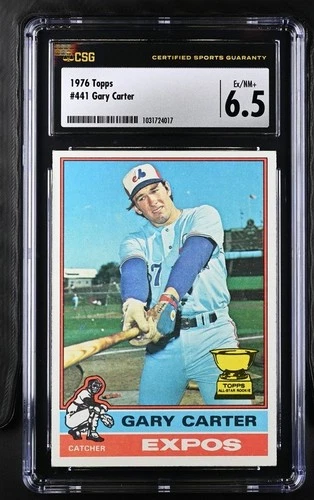 1976 Topps #441 Gary Carter CSG 6.5