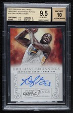 2012-13 Brilliance Brilliant Beginnings Draymond Green BGS 9.5 GEM MINT Auto 4p7
