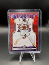 2020-21 Panini Contenders Optic - Uniformity Anthony Davis #23 Red Cracked...