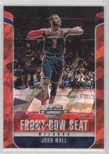 2018 Panini Contenders Optic Front Row Seat Red Cracked Ice Prizm John Wall md3
