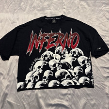 Switch Mens XL Black Crew Neck Short Sleeve G...