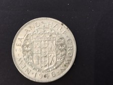 NEW ZEALAND 1946  HALF CROWN  HIGH  grade