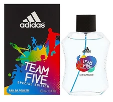 Adidas Team Five Special Edition Cologne for Men 3.4 oz 100 ml EDT Spray NEW