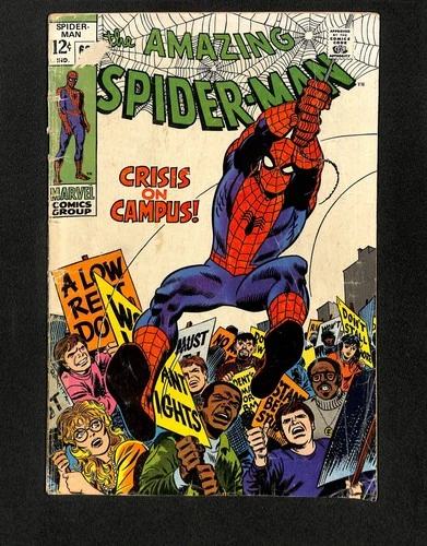 Amazing Spider-Man #68 GD- 1.8 Kingpin Appearance! Romita! Marvel 1969