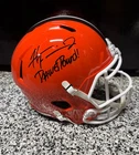 HAROLD FANNIN JR signed auto CLEVELAND BROWNS Full Size Helmet w/ COA JSA PROOF