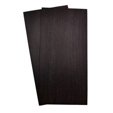 Ebony Guitar Headplate Set of 2- headstock Overlay Luthier Wood 3mm Aruj Musical