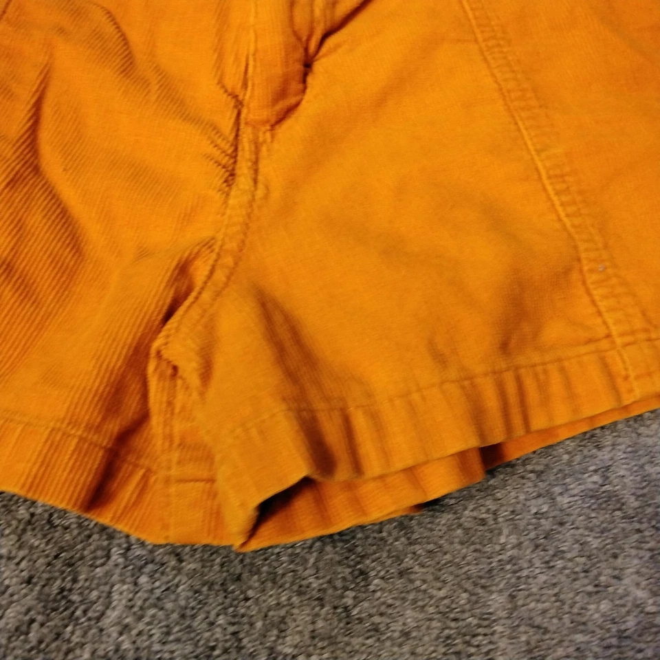 Pantalones Cortos Hang Ten De Colección Años 90 Para Mujer 9 Pana Tiro Alto Bolsillos Retro Informales Foto 3 de 4