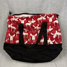 Thirty One Bag Retro Metro Moose Red Christma...