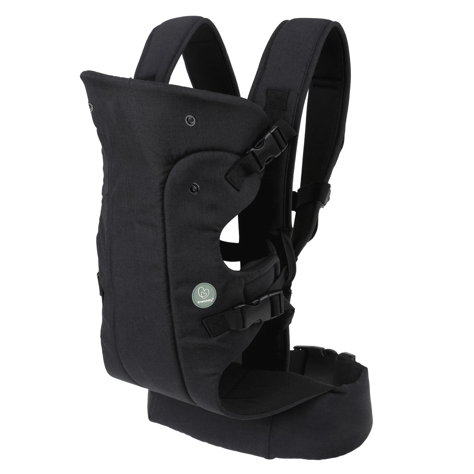 Dreambaby Journey Adjustable 3-in-1 Baby Carrier for Newborn one size, Black