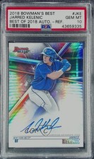 2018 Bowman's Best of Refractor Jarred Kelenic #B18-JKE PSA 10 GEM MT Auto 8d2
