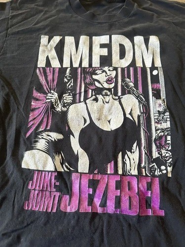 KMFDM Jezebel Graphic Shirt Size S To 5XL Full Size Black 100% Cotton