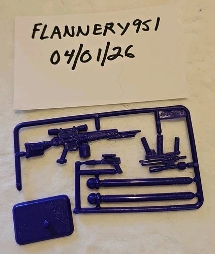 Vintage 1993 GI Joe ARAH Street Fighter Metal-Head Accessories/Weapons Lot