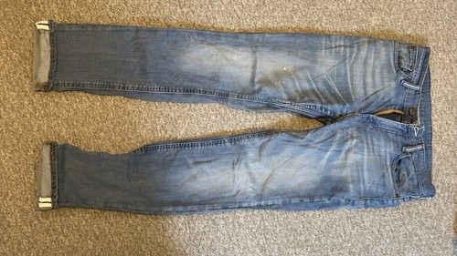 Levi’s 511 Jeans Commuter 3M Reflective Inseam Cyclist 30x32 Light Wash Rare - Picture 1 of 8