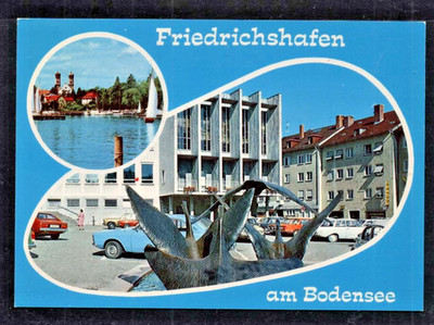 L207# Postcard 799 Friedrichshafen on Lake Constance, from 04.03.1977