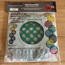 Cando Hand Exercise Web - Low Powder, green medium resistance , small7"diameter
