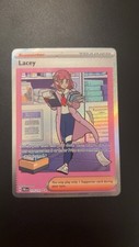lacey pokemon card value Lacey 166/142 Full Art Stellar Crown | Pokemon TCG Holo Rare Trainer MINT