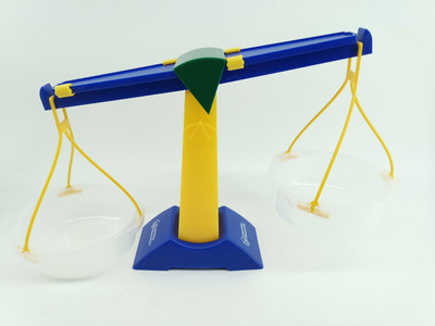 Learning Resources Balkenwaage Transparente Doppel-Schalenwaage super Zustand