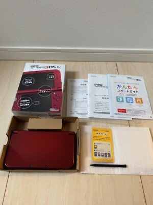 Bottom IPS Nintendo New 3DS LL XL Metallic Red With BOX IPS Screen
