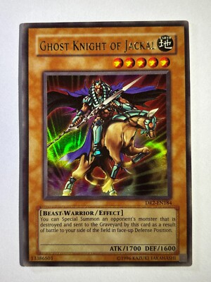 Ghost Knight of Jackal  DR2-EN184 Ultra Rare UNL Edition YuGiOh Card LP